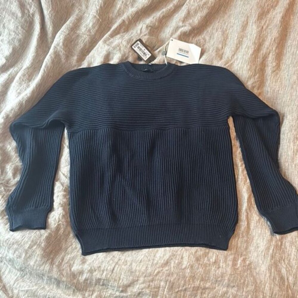 Men's Emporio Armani Navy Sweater - XL